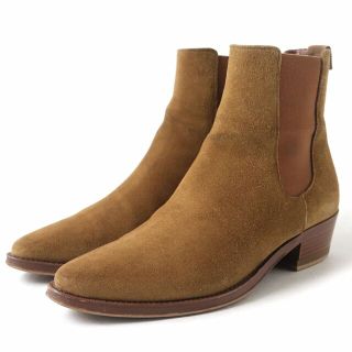 未使用品】CELINE セリーヌ チェルシーブーツ スエード サイドゴア-