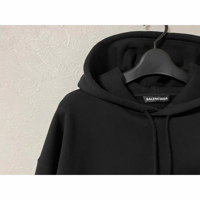 Balenciaga(バレンシアガ)の国内正規品　BALENCIAGA　ロゴオーバーサイズパーカー　M メンズのトップス(パーカー)の商品写真