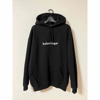 バレンシアガ(Balenciaga)の国内正規品　BALENCIAGA　ロゴオーバーサイズパーカー　M(パーカー)