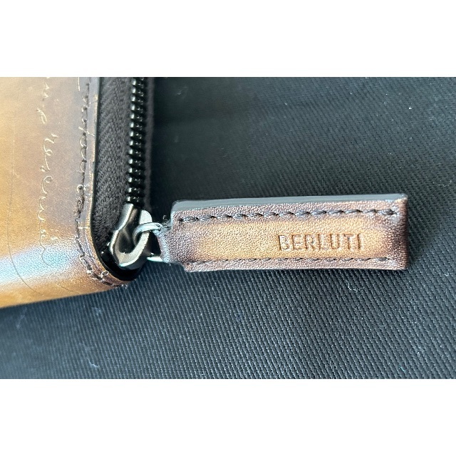 極美品　ベルルッティ　カリグラフィ　イタウバ　ロングジップウォレット　長財布_3