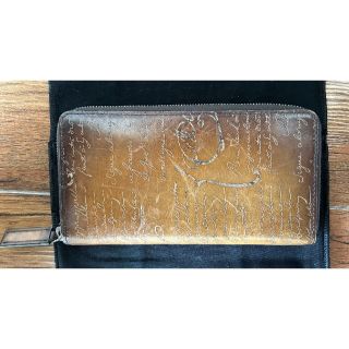 極美品 ベルルッティ カリグラフィ イタウバ ロングジップウォレット 長財布