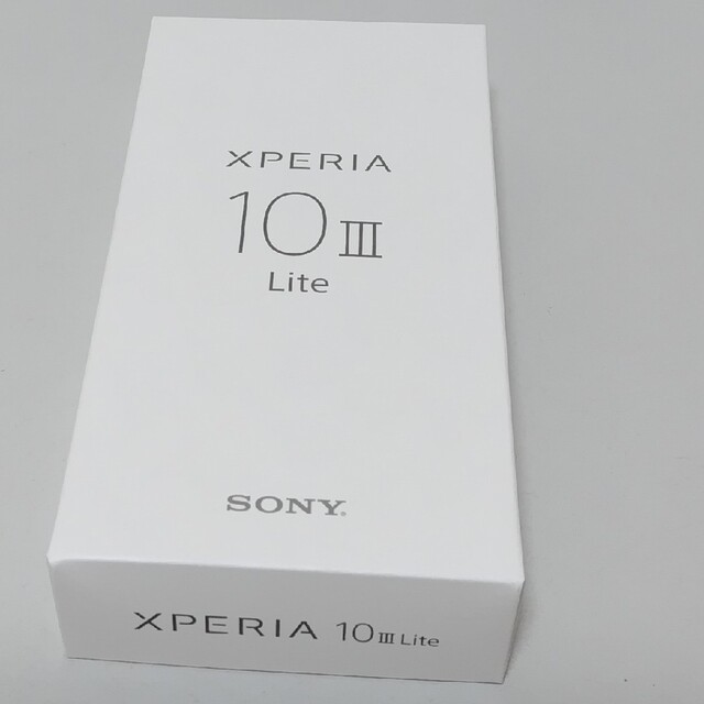 新品 未開封 ソニー Xperia 10 Ⅲ ブラックsimフリー