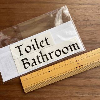 Toilet &  Bathroom セット価格　ハンドメイドステッカー(その他)