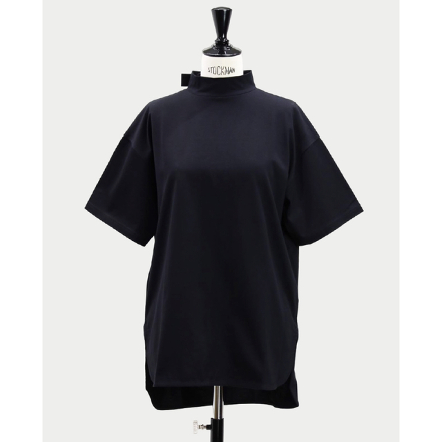 【machatt】back open high neck T shirt レディースのトップス(Tシャツ(半袖/袖なし))の商品写真