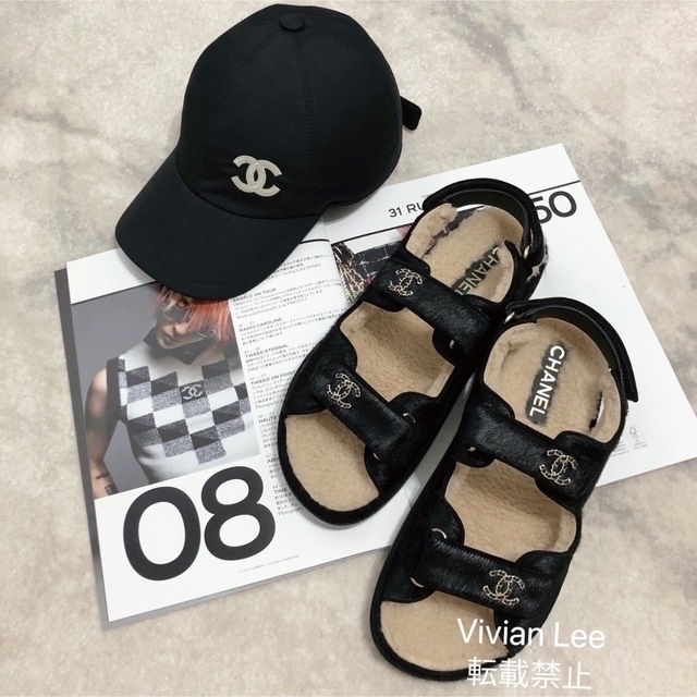 Chanel シャネル フットベットサンダル 【新品未使用】39C G35927