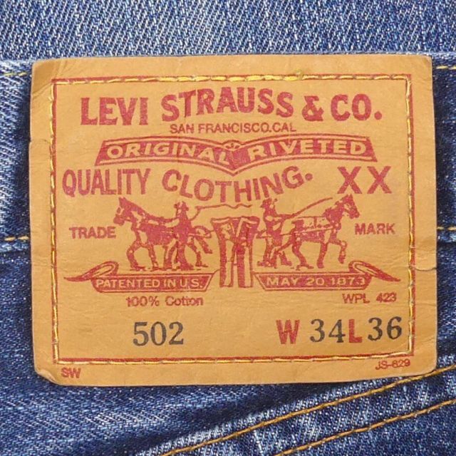 リーバイス502XXヴィンテージ復刻 W34 Levi’s ジーンズHH8795