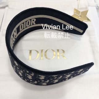 Dior ディオール カチューシャ オブリーク総柄 ヘッドバンド