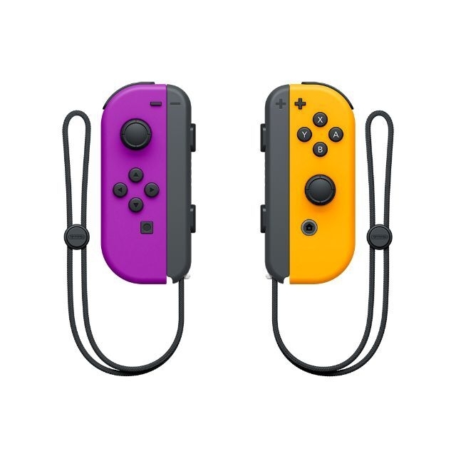 Nintendo Switch(ニンテンドースイッチ)の任天堂 Joy-Con(L) ネオンパープル / (R) ネオンオレンジ エンタメ/ホビーのゲームソフト/ゲーム機本体(その他)の商品写真