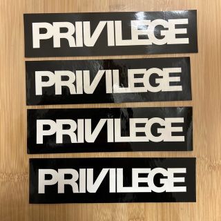 プリビレッジ(PRIVILEGE)のPRIVILEGE ステッカー4枚(その他)