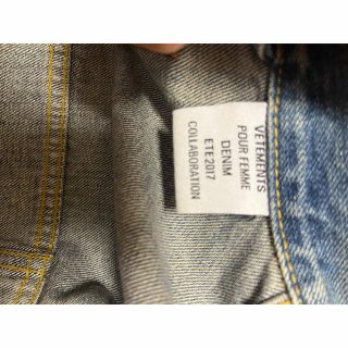 VETEMENTS levi's 17SS デニムジャケット Gジャン 再構築