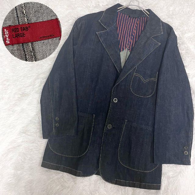 00's　LEVIS RED TAB デニム テーラードジャケット　Tバック