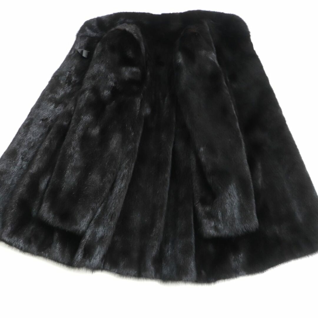 MOONBAT - 極美品▽MOONBAT ムーンバット MINK ミンク 裏地ロゴ柄 本 ... Moon Bat 毛皮コート リアルファーコート フォックスファー サイズ11