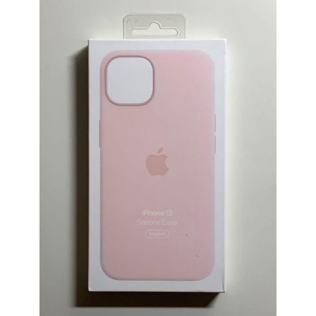 【新品】純正 iPhone 13 シリコンケース・チョークピンク