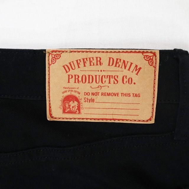 The DUFFER of ST.GEORGE(ザダファーオブセントジョージ)のダファー ベーシックワンダーシェイプ スキニーテーパード ブラック XL メンズのパンツ(スラックス)の商品写真