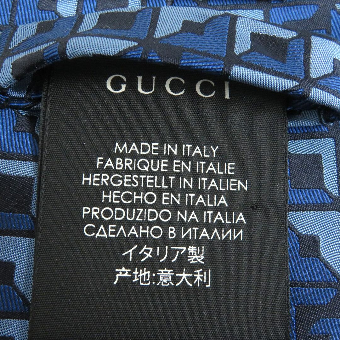 Gucci   未使用品□グッチ スクエアG/総柄 シルク％ ネクタイ