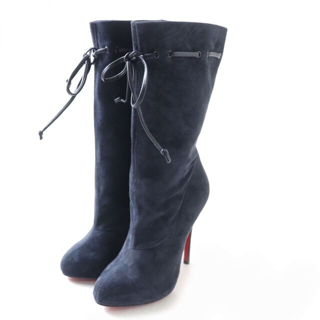 未使用品☆Christian Louboutin クリスチャンルブタン レザーリボン