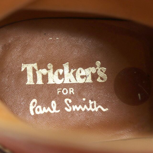 良品◆Tricker's トリッカーズ ポールスミス別注 6670 ダイナイトソール レザー カントリーブーツ ブラウン 7 1/2イングランド製 メンズ 5