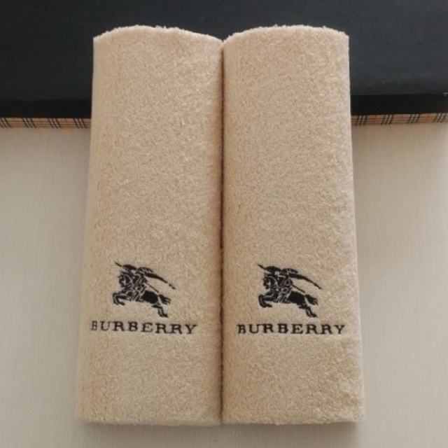 BURBERRY - 新品未使用 BURBERRYフェイスタオル２枚の通販 by mimi's 