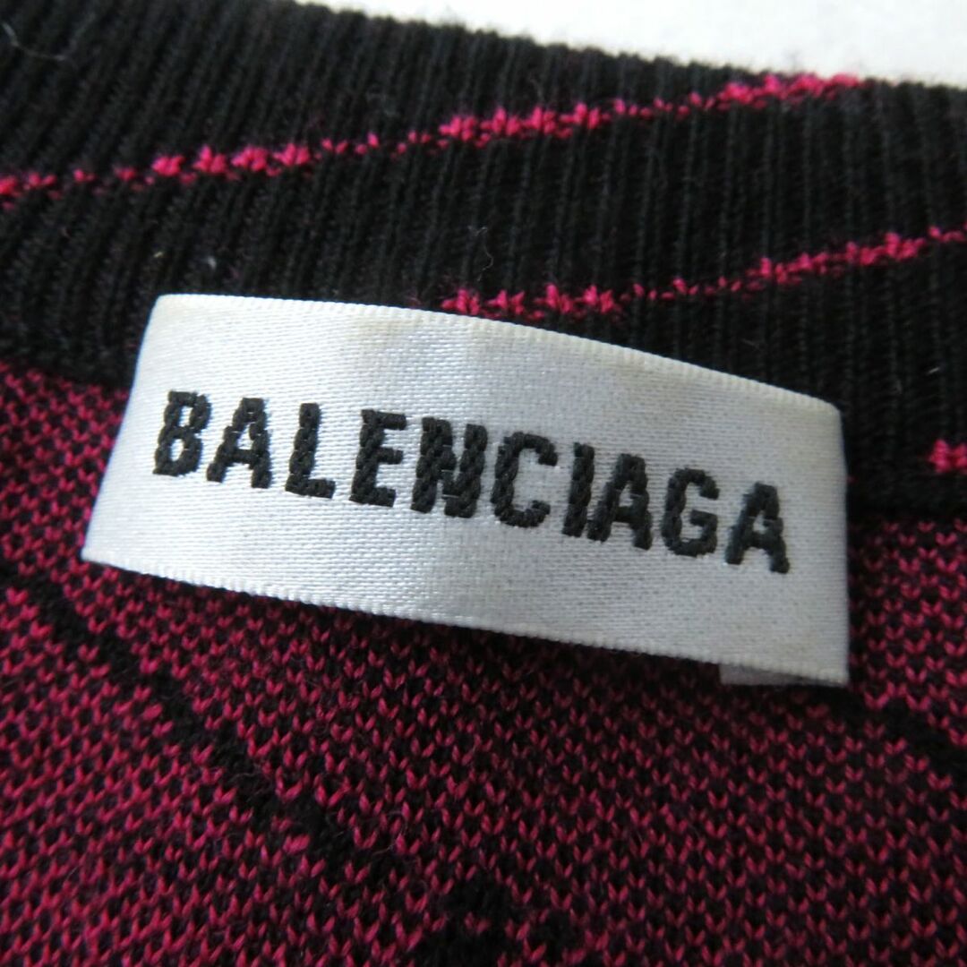 美品☆正規品 BALENCIAGA バレンシアガ 19AW 583094 ロゴ総柄