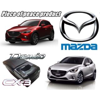 マツダ(マツダ)のマツダ CX-3 デミオ マツダ2 アームレスト(CX3 dデミオ ブラックＲ)(車内アクセサリ)