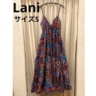新品送料込み　ラニ　Lani A007 花柄　ワンピース　パープル　サイズS