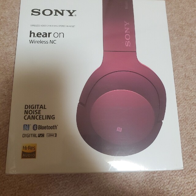 SONY(ソニー)のJasmin様専用 新品SONY h.ear MDR-100ABN(P) スマホ/家電/カメラのオーディオ機器(ヘッドフォン/イヤフォン)の商品写真