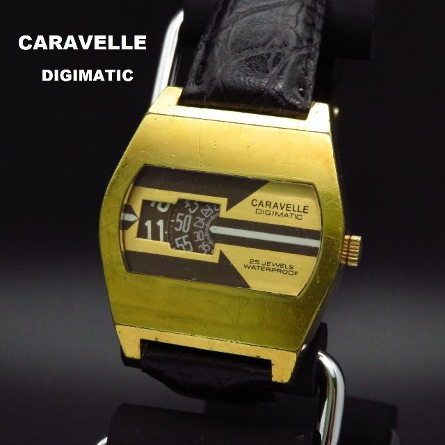 CARAVELLE DIGIMATIC メカデジ 手巻き腕時計 ヴィンテージ