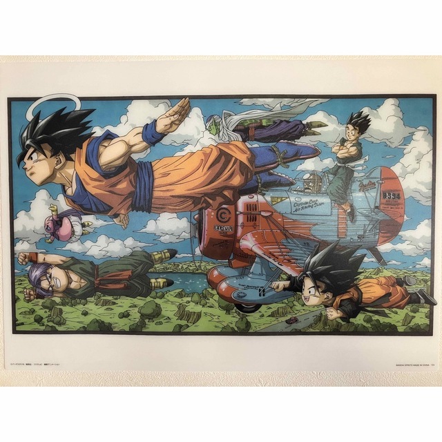 通販販売 ドラゴンボールZ プラスチック製 ビジュアル アート ポスター