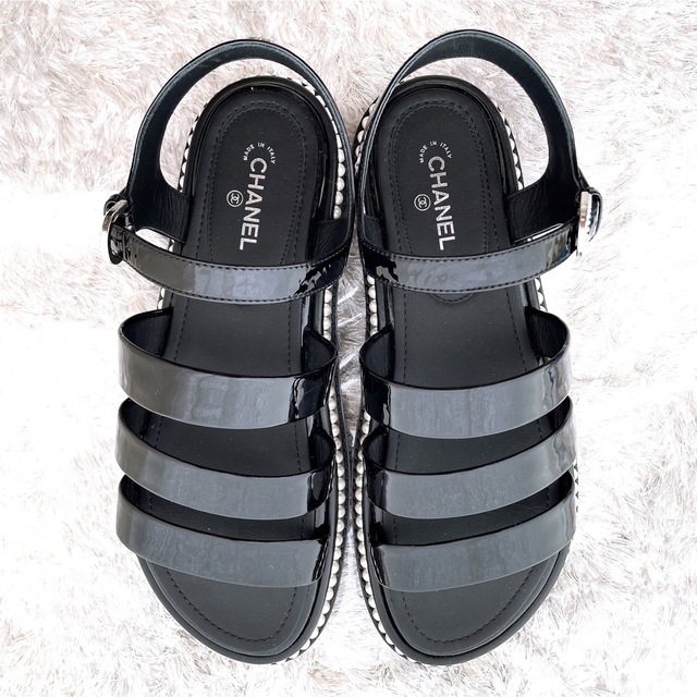公式ファッション通販 CHANEL シャネル パール ココマーク ストラップ