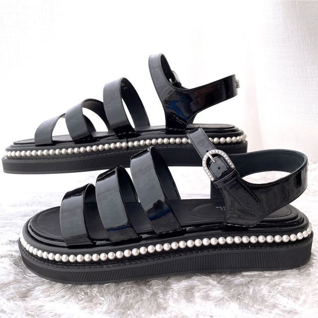 公式ファッション通販 CHANEL シャネル パール ココマーク ストラップ