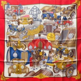 Hermes - hermèsエルメス 90カレスカーフAutomobileオートモービル
