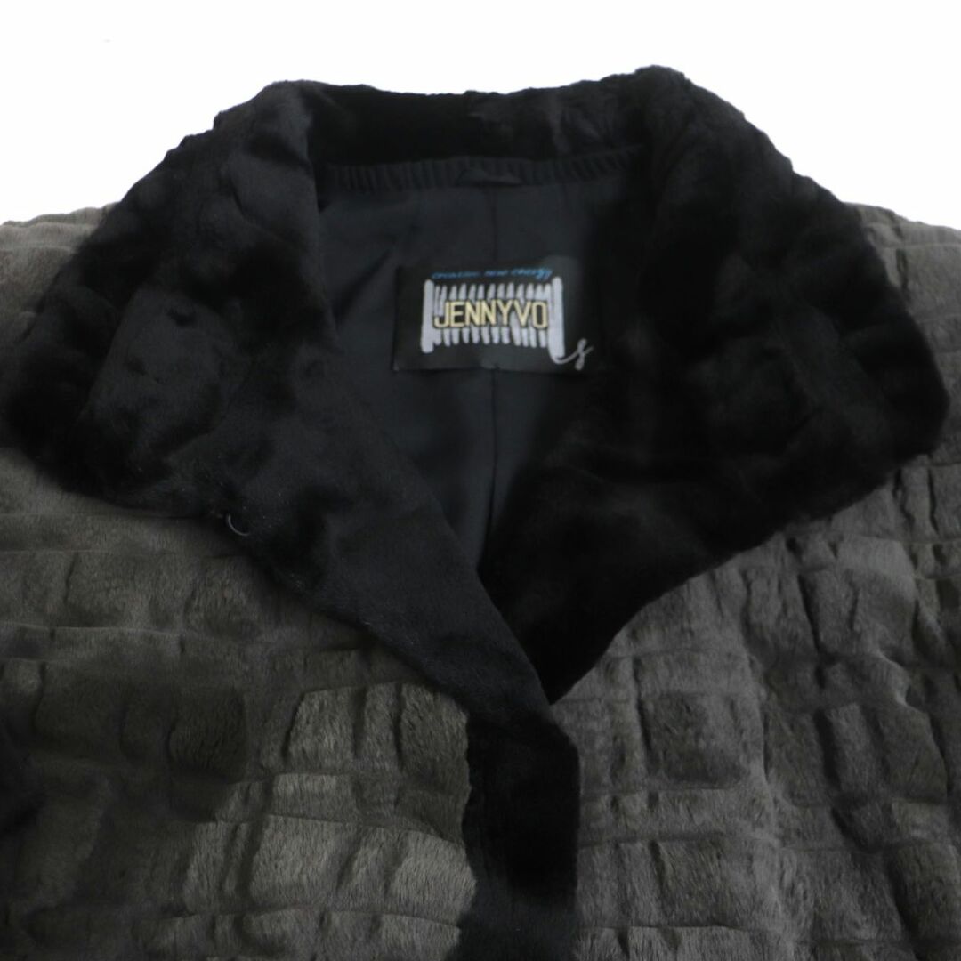 美品▽MINK シェアードミンク 本毛皮デザインコート グレー×ブラック F ... 極美品▼OS FUR MINK シェアードミンク 本毛皮ロングコート ブラック F 毛質柔らか◎
