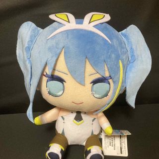 初音ミク きゅるまる BIGぬいぐるみ② 白バニー(その他)