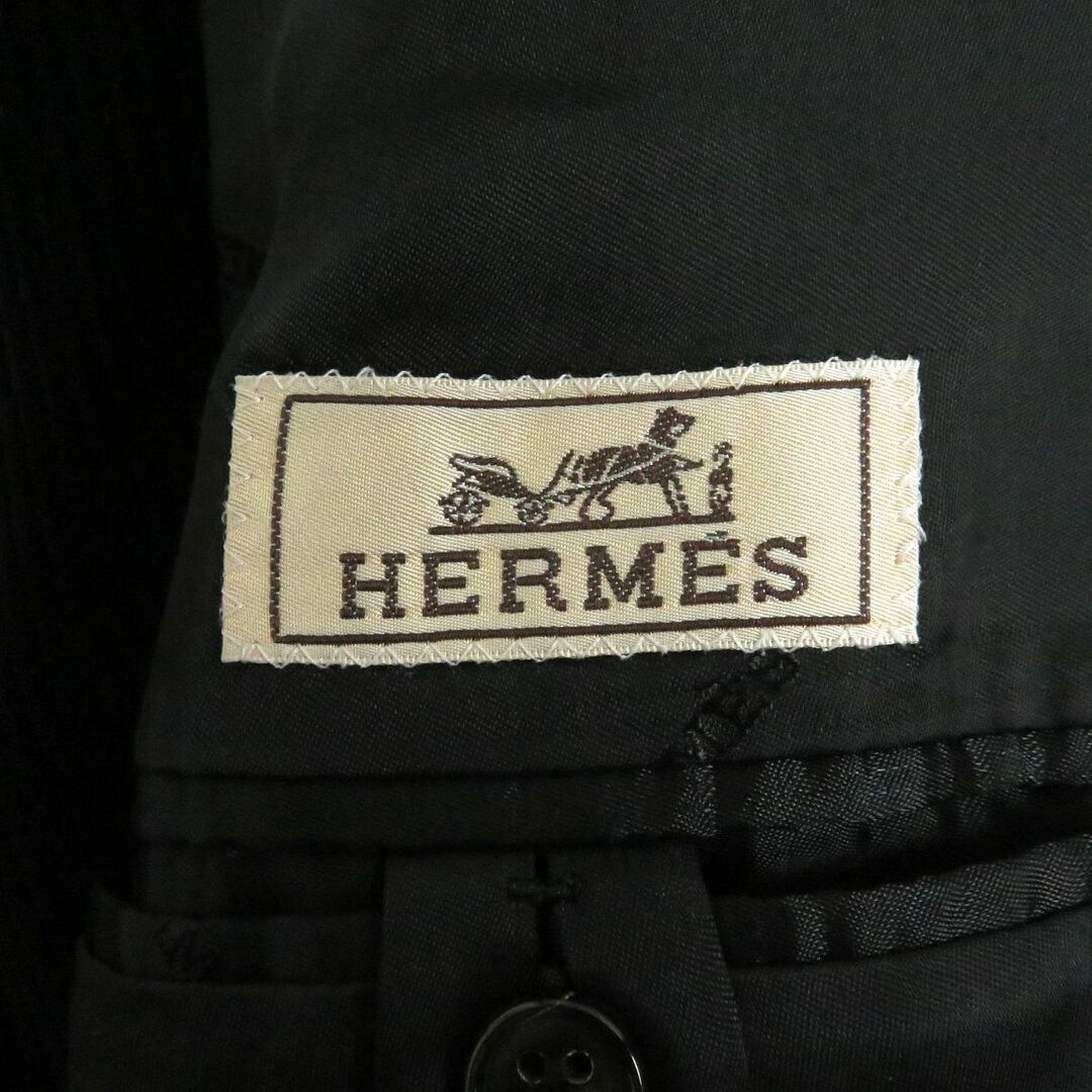 Hermes - 美品□HERMES/エルメス 裏地ロゴ総柄 フライフロント ロング