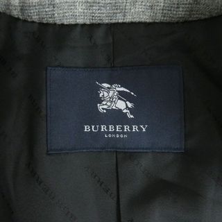 BURBERRY - 美品□バーバリーロンドン チェック柄/裏地ロゴ総柄 ロング