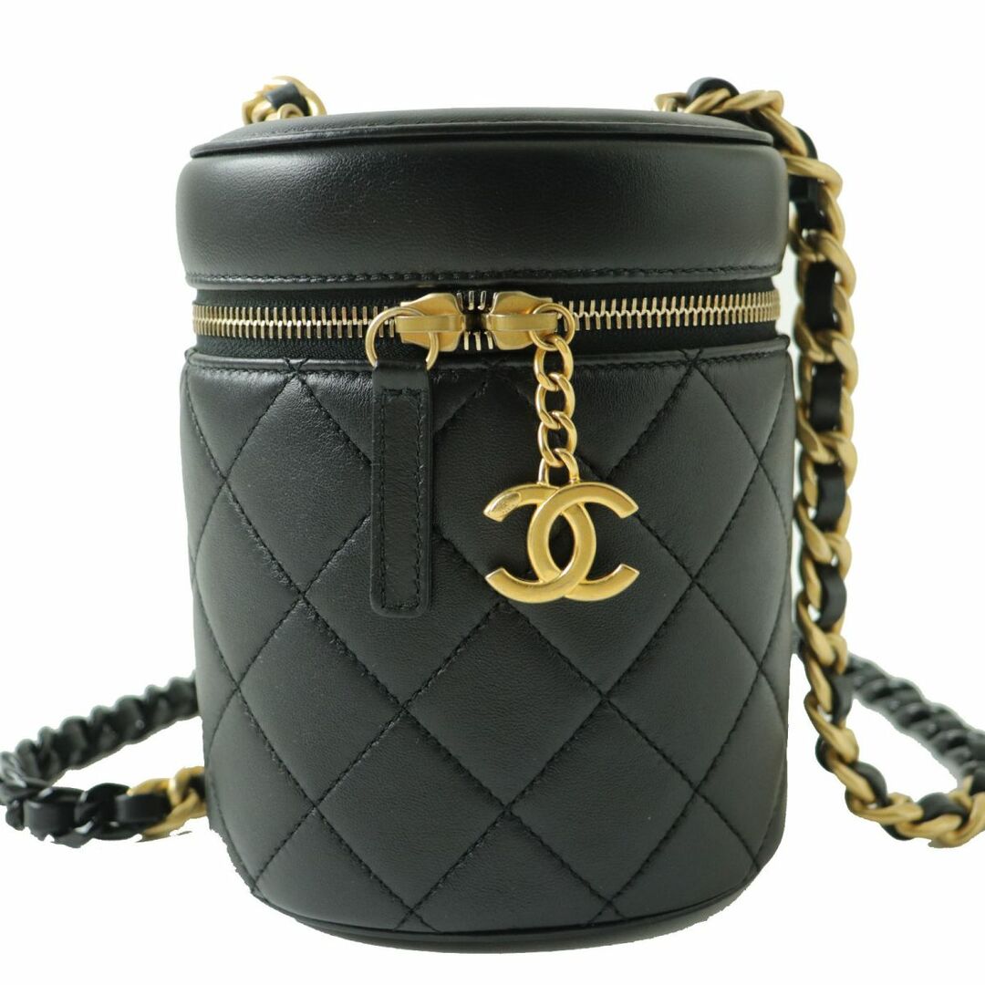 売れ筋がひ! 極美品◎伊製 - CHANEL シャネル 箱・保管袋付 黒