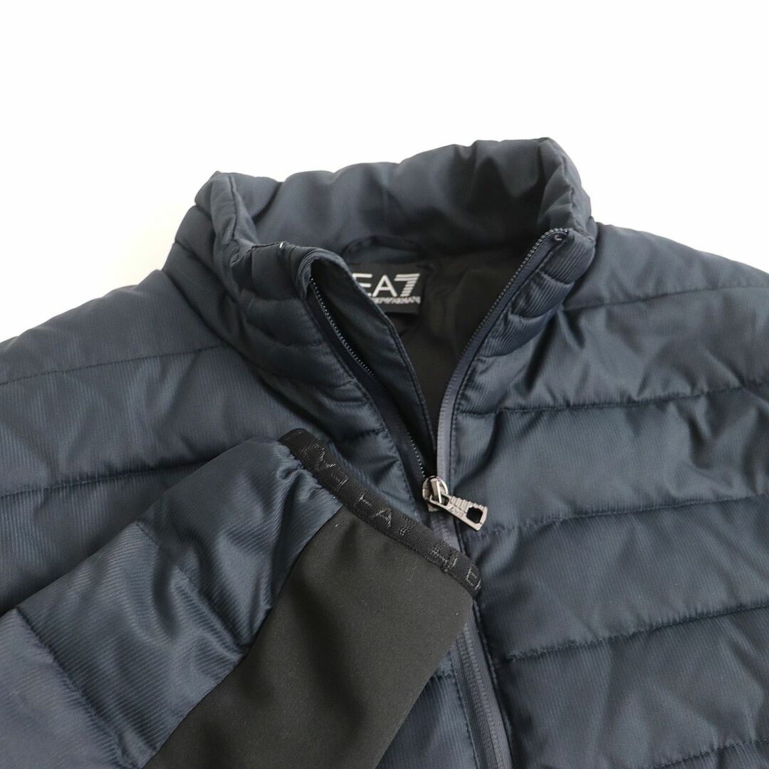 未使用品◆EA7 EMPORIO ARMANI エンポリオアルマーニ 6GPB45 WZIPUP 中綿入り ボンバージャケット ダークグリーン M 正規品 メンズ