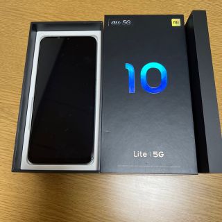 アンドロイド(ANDROID)のXiaomi Mi 10 Lite 5G XIG01 ドリームホワイト(スマートフォン本体)