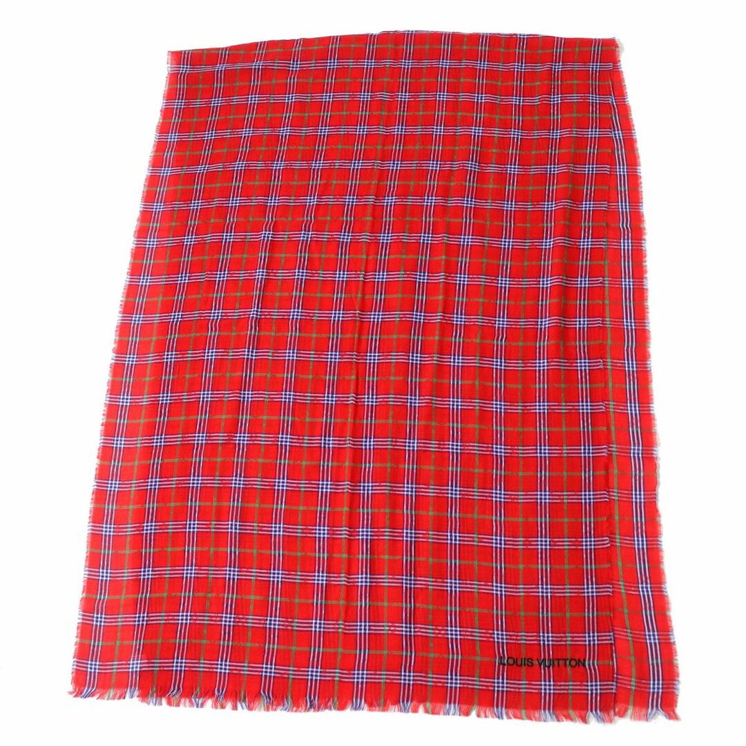 高級感 ※美品 LOUIS VUITTON VUITTONストール・コットン100%美品