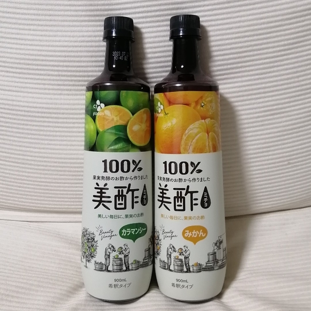 美酢 ミチョ 900ml 2本セット カラマンシー 　みかん コスメ/美容のダイエット(ダイエット食品)の商品写真