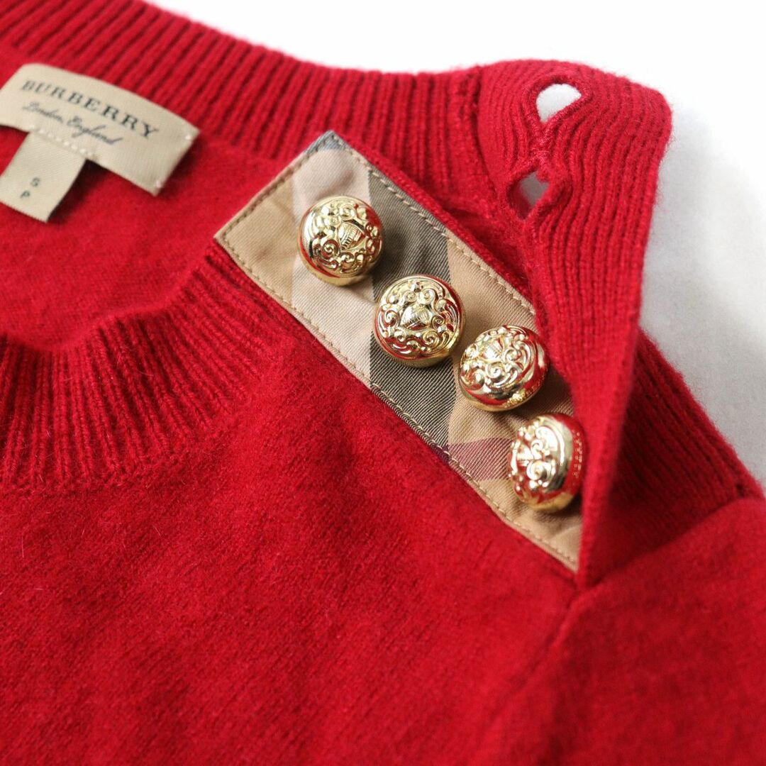 BURBERRY - 美品◇国内正規品 バーバリー ロゴ×エンブレムボタン付
