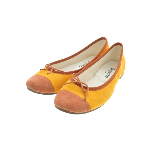 repetto バレエシューズ/オペラシューズ 38(24cm位) オレンジ