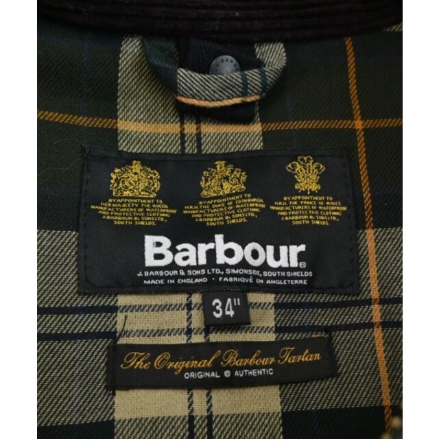 Barbour(バーブァー)のBarbour バブアー ステンカラーコート 34(XS位) カーキ 【古着】【中古】 メンズのジャケット/アウター(ステンカラーコート)の商品写真