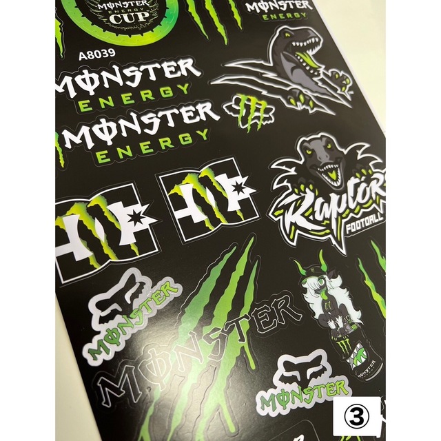 公式の モンスターエナジー レッドブル ステッカー バイク ストリート 4枚セット モンスターエナジー レッドブル ステッカー バイク ストリート 3枚セット14g