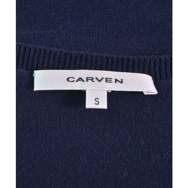 CARVEN カルヴェン ニット・セーター S 紺xベージュ 2