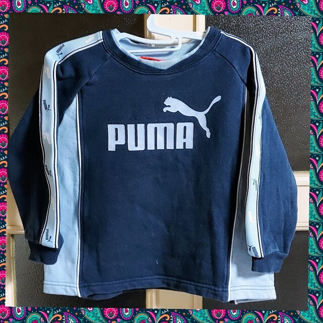 PUMA(プーマ)のPUMA.キッズ服、トレ-ナ-、100、 キッズ/ベビー/マタニティのキッズ服男の子用(90cm~)(Tシャツ/カットソー)の商品写真