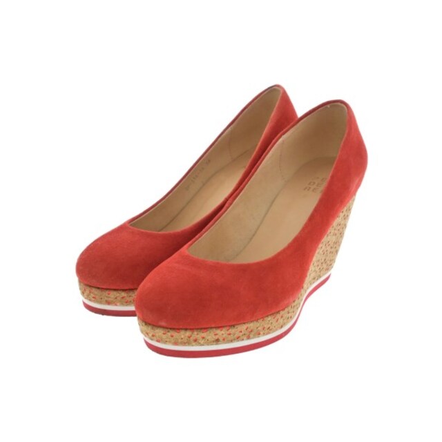 PEDDER RED(ペダーレッド)のPEDDER RED ペダーレッド パンプス 38(24.5cm位) 赤 【古着】【中古】 レディースの靴/シューズ(ハイヒール/パンプス)の商品写真