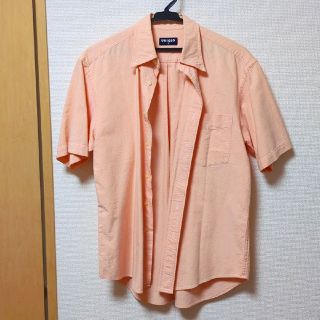 ユニクロ(UNIQLO)の❤ユニクロ★ライトオレンジ半袖シャツ ★配送無料●値引不可●即購入(シャツ)