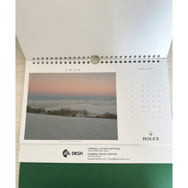 ROLEX(ロレックス)のROLEX. カレンダー2023 インテリア/住まい/日用品の文房具(カレンダー/スケジュール)の商品写真