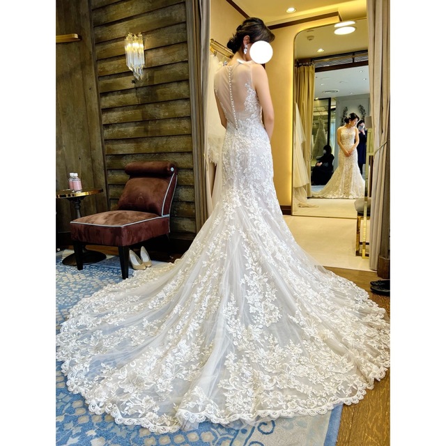 Vera Wang - モニークルイリエ 2way ウェディングドレスの通販 Vera Wang - モニークルイリエ 2way ウェディングドレスの通販